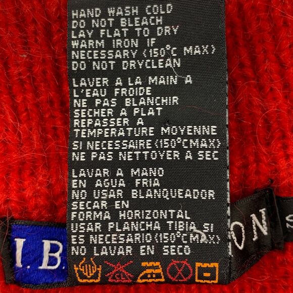 I.B. Diffusion Vintage Mohair Cardigan Sweater Coat Jacket Applique Size S - Picture 10 of 11